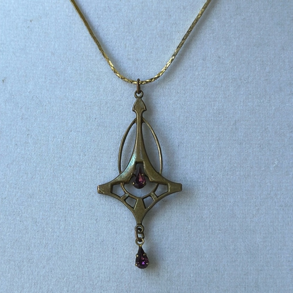 Vintage Pididdly Links Art Deco Necklace - Picture 5 of 12